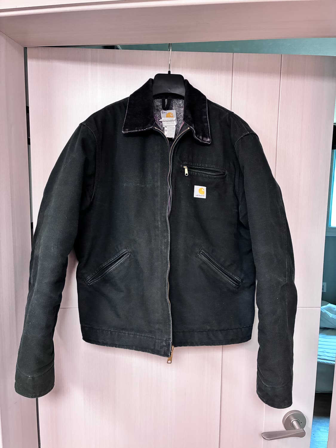 칼하트 디트로이트 자켓 J01 초기형 블랙 상품이미지1