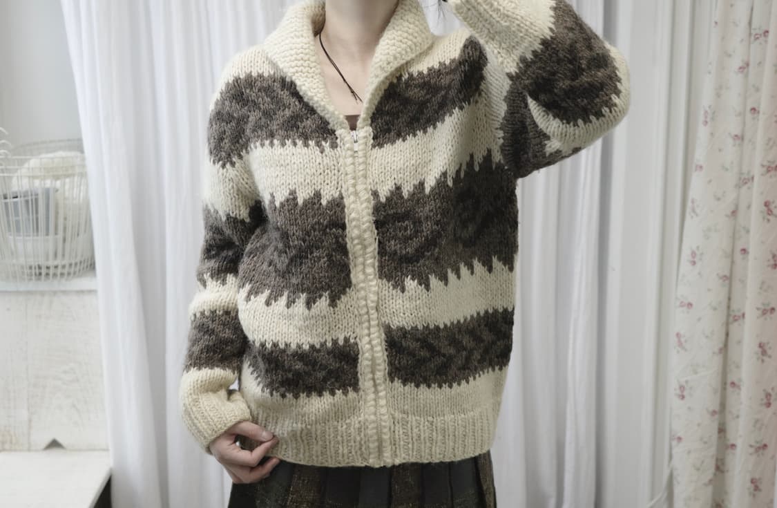 Nordic Cowichan Zip-Up 상품이미지3