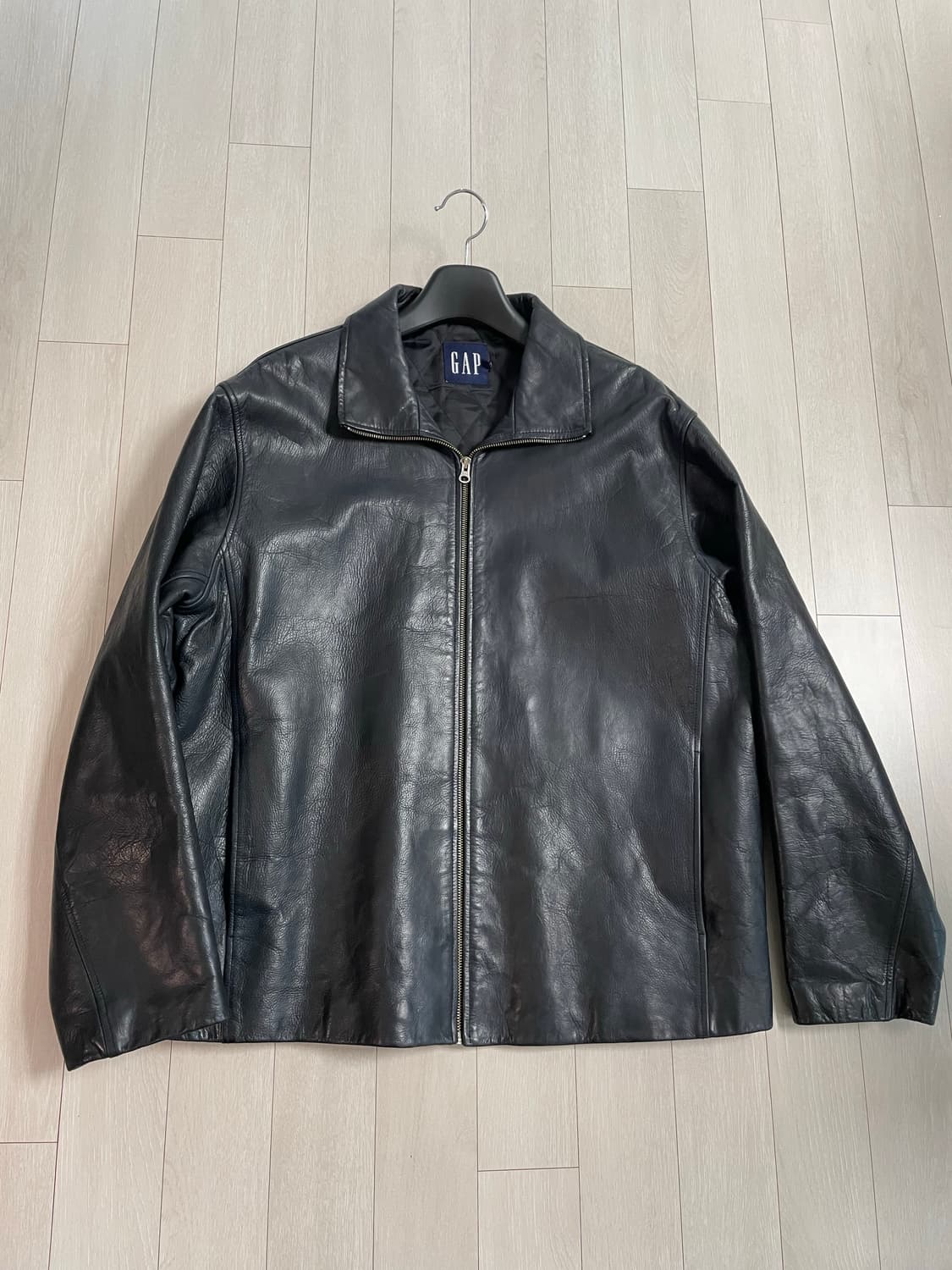 [XL]올드갭 레더 풀집업(가죽 케어 완료) 상품이미지1