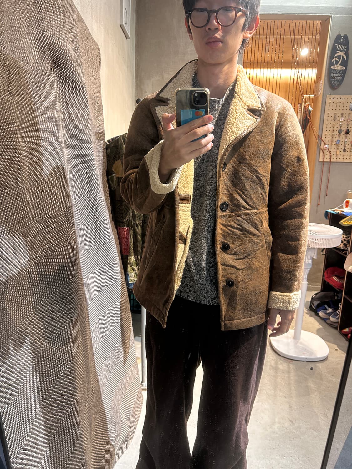 빈티지 무스탕 자켓 Gu 상품이미지1