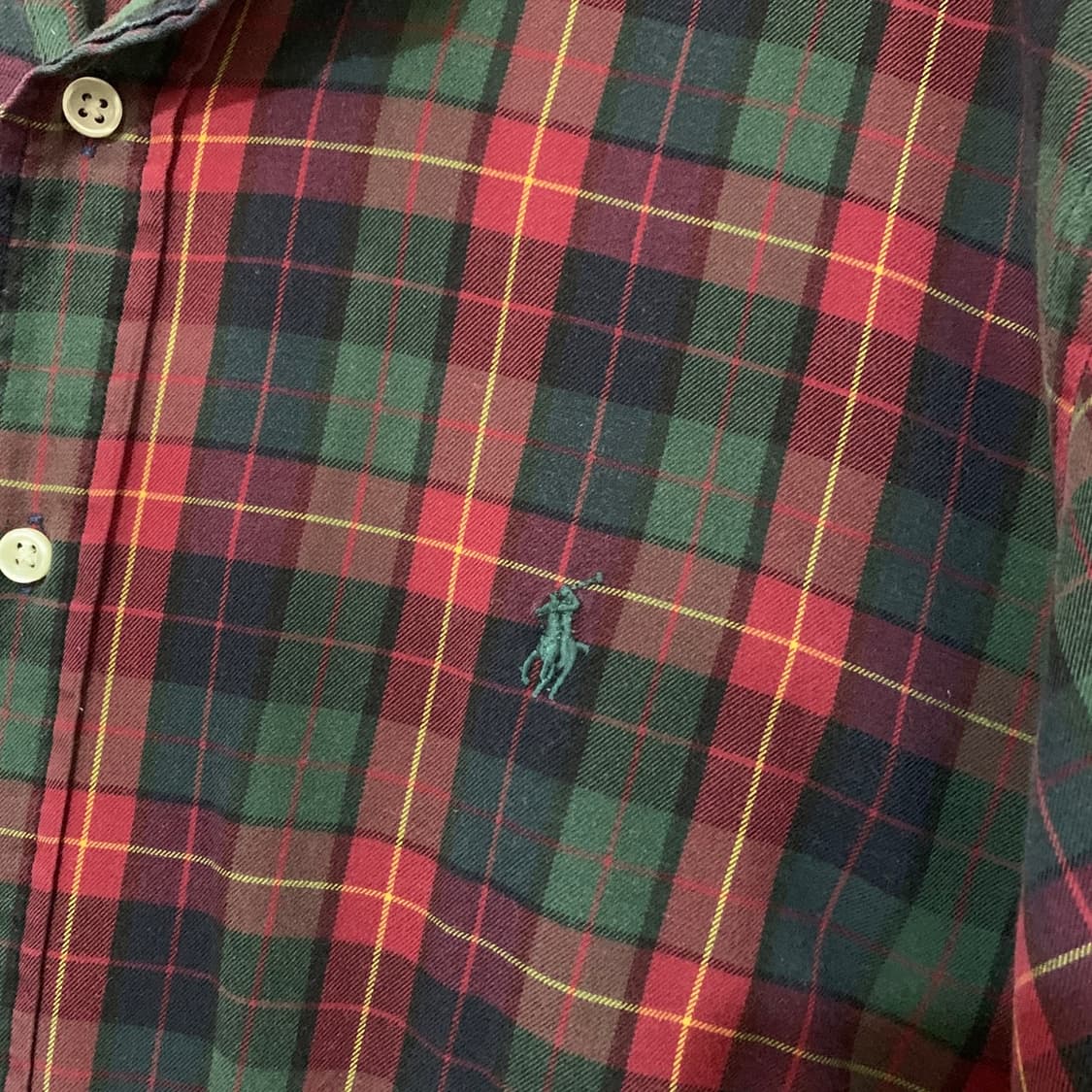 L 폴로랄프로렌 클래식핏 타탄 체크 셔츠 남방 상품이미지3