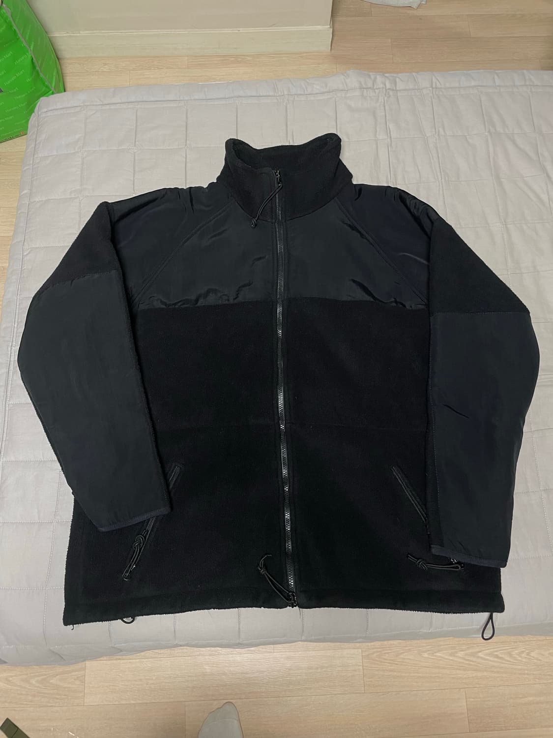 [L] 미군 오리지널 폴라텍 300 보급 블랙 후리스 ECWCS 상품이미지1