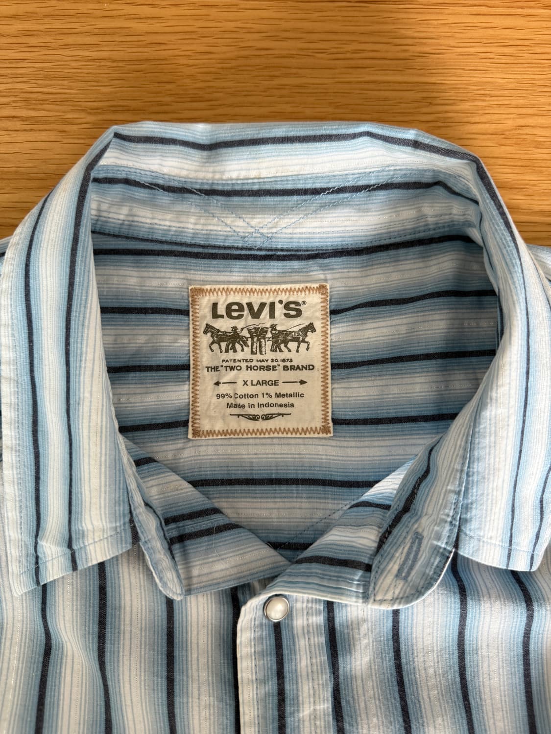 올드 리바이스(Levi's) 반팔 웨스턴 셔츠 상품이미지10