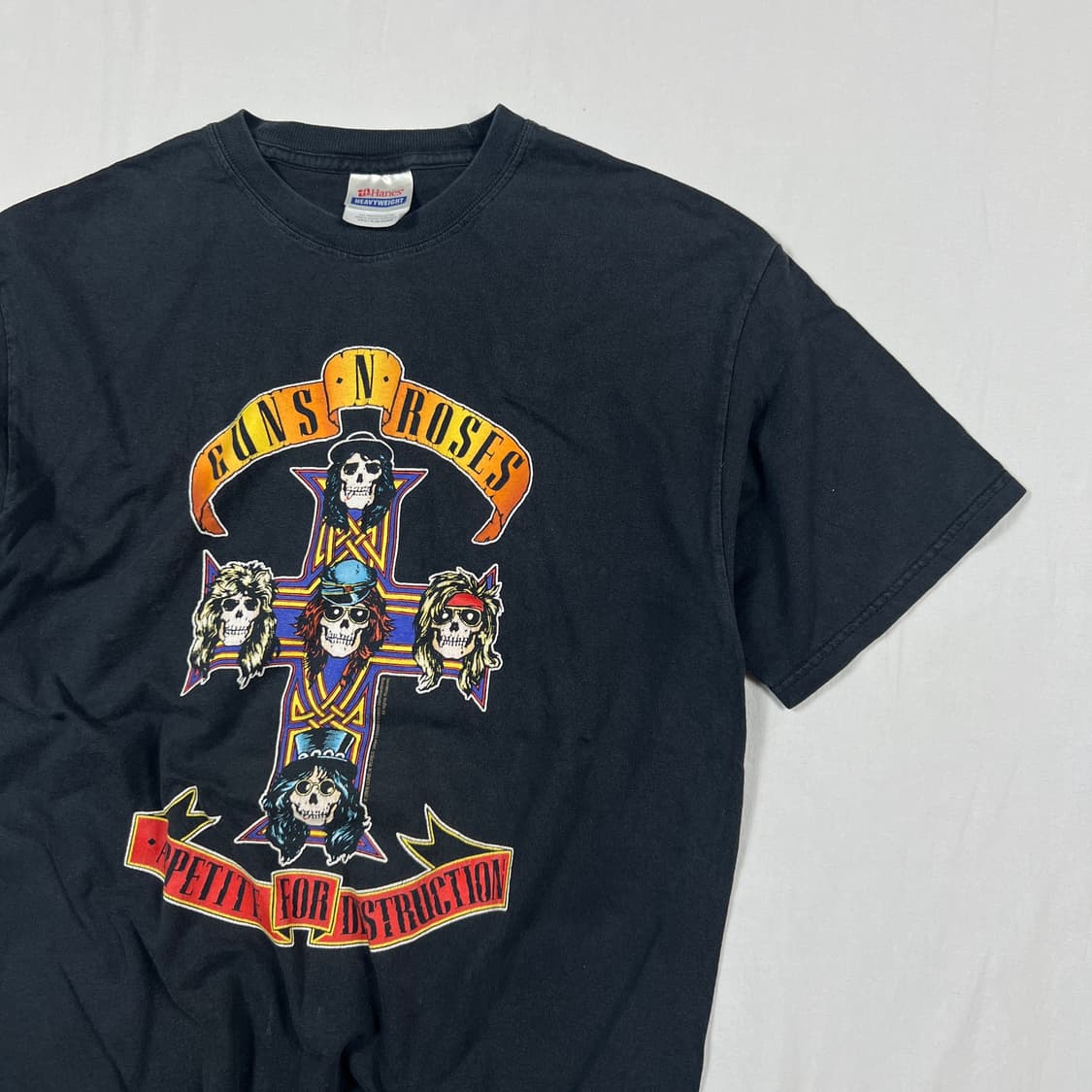 2005년도 건즈앤로지스 guns n roses 락밴드 프린트 반팔티 상품이미지2