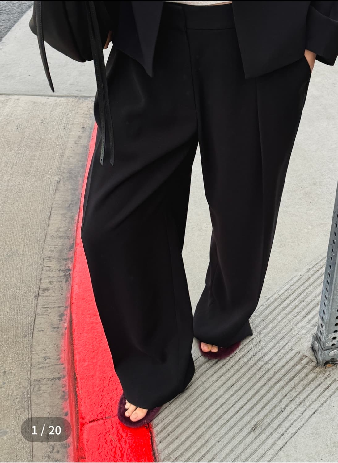 오르 ORR 오리지널  루 트라우저 블랙  L 새제품 상품이미지1