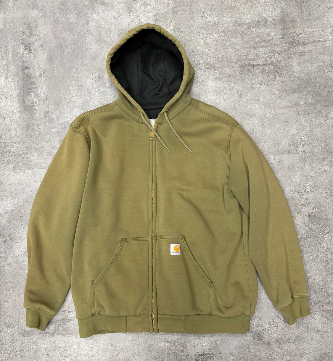 칼하트 써멀 후드 집업 올리브 상품이미지1