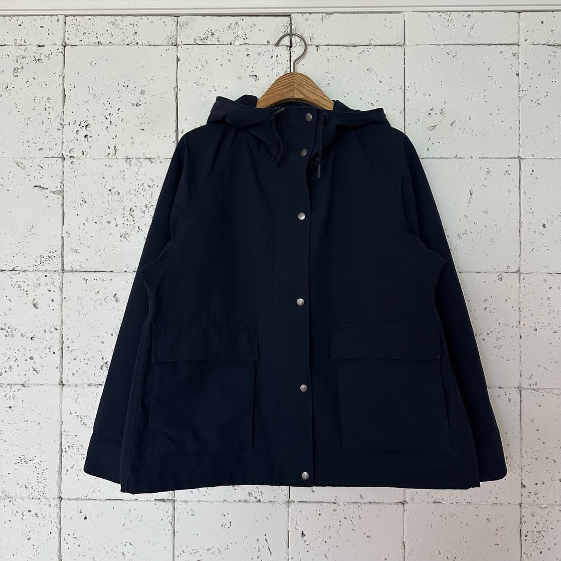 우먼M 유니클로 후드 자켓 네이비 상품이미지1