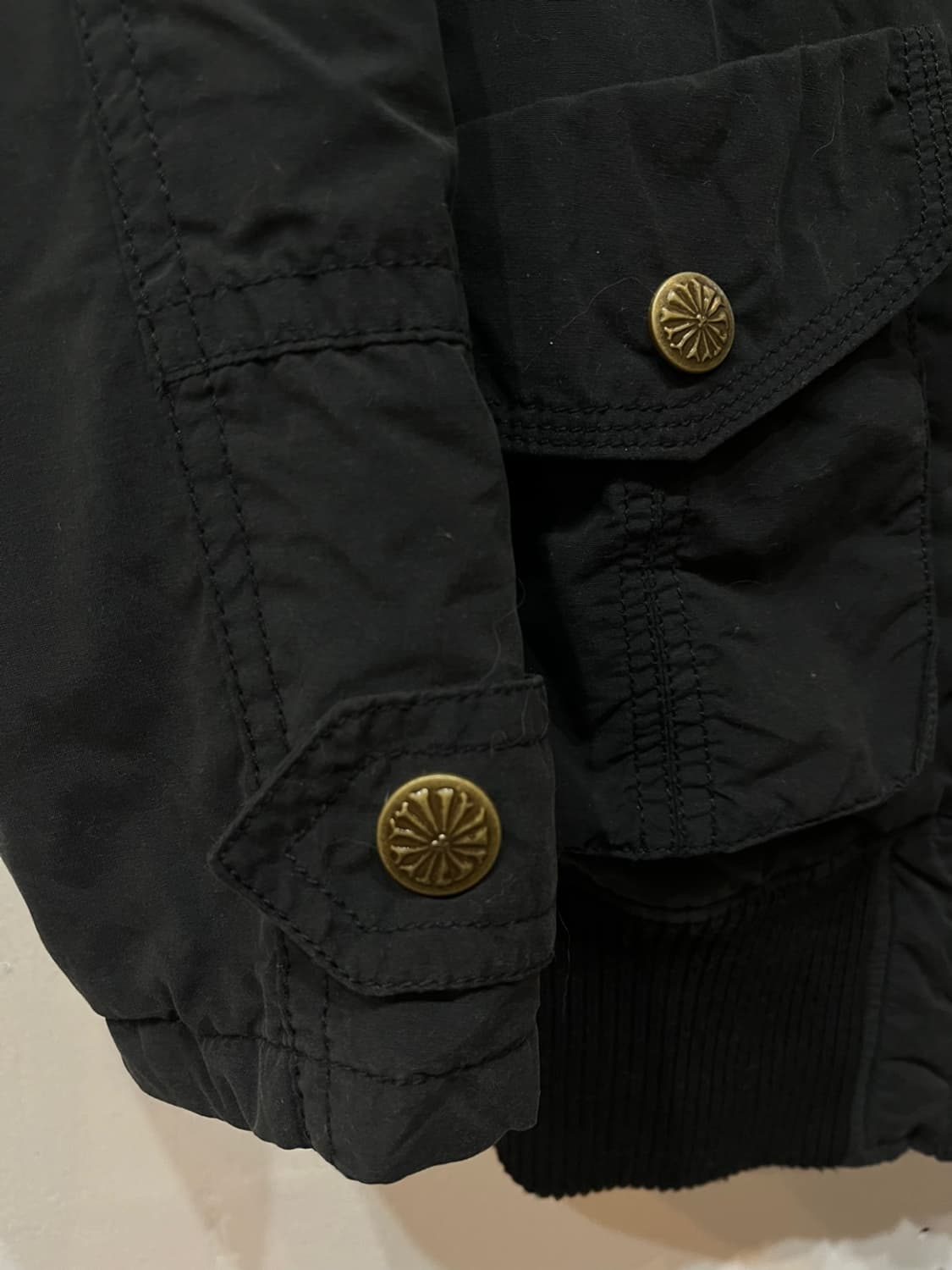 JPN 밀리터리 자켓 블랙 우먼즈 상품이미지3