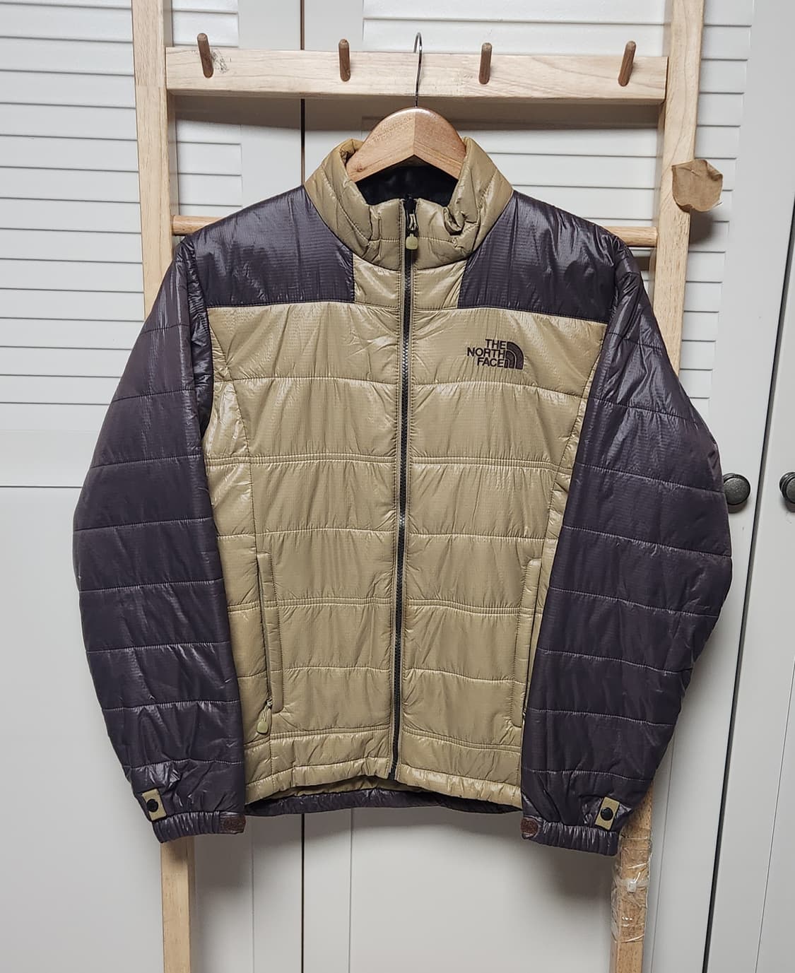노스페이스 초코브라운 미드레이어 라이너 패디드 경량 점퍼 자켓 상품이미지1