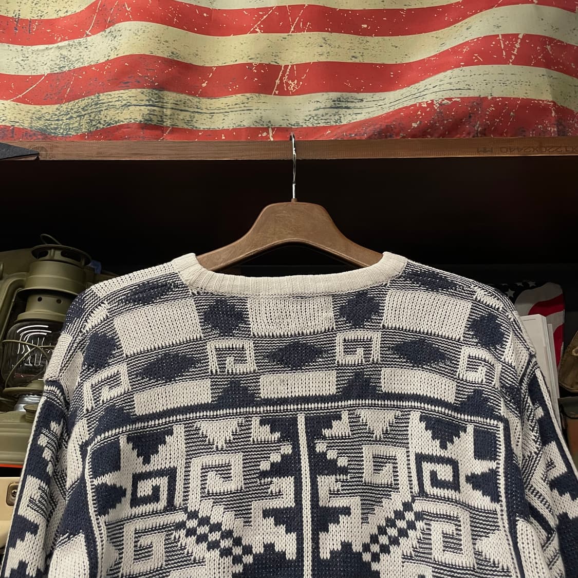 90s 하이 시에라 패턴 아크릴 니트 스웨터 상품이미지4