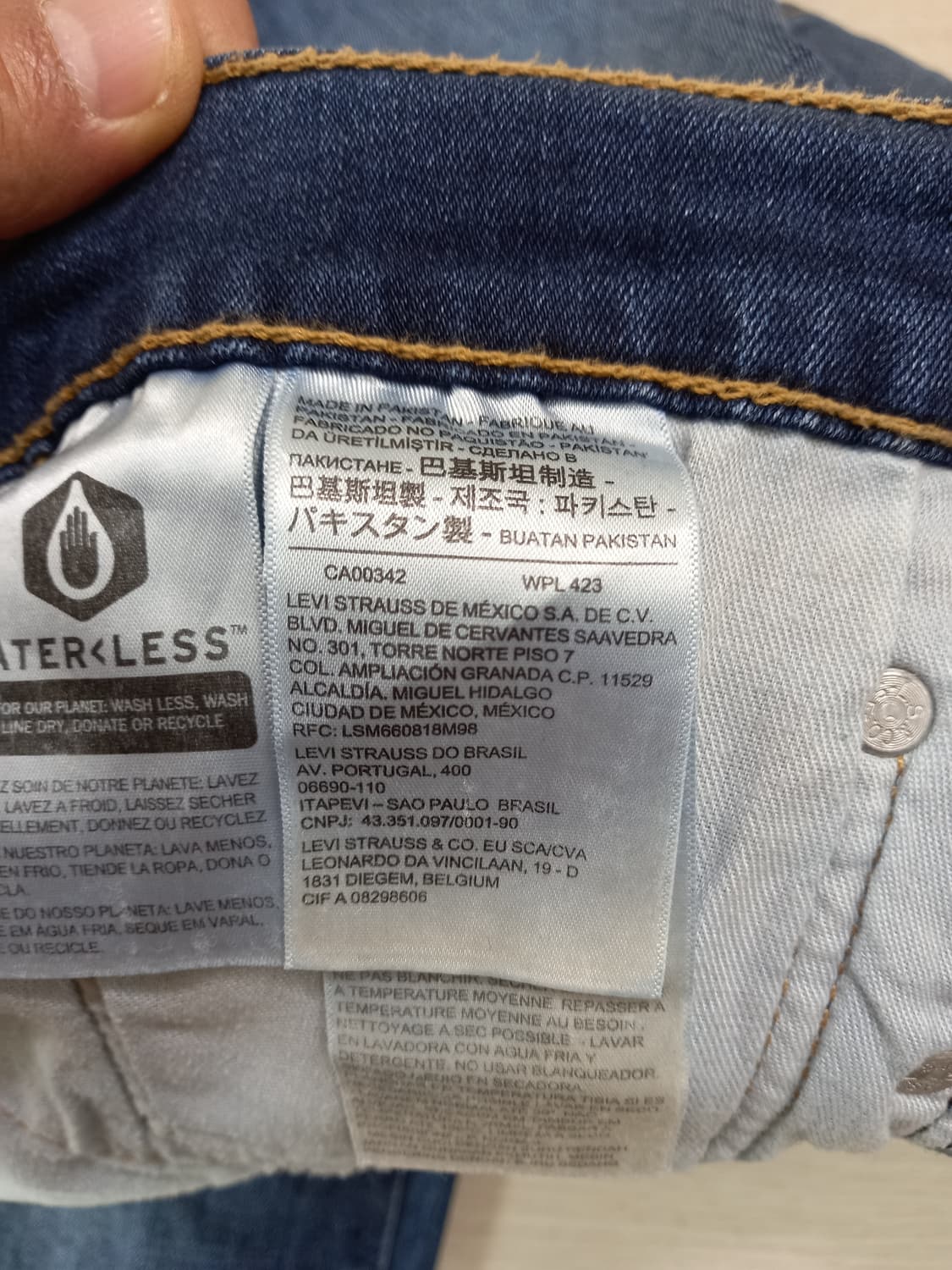43 리바이스511 워싱 스판 슬림일자진 43-02 상품이미지8