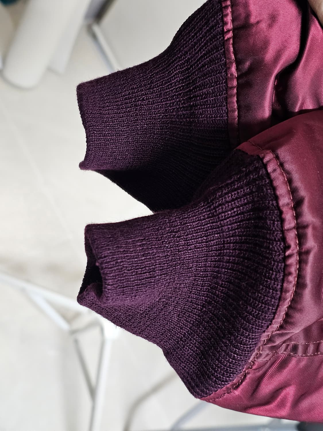 MA-1 빈티지 자켓 와인컬러 상품이미지3