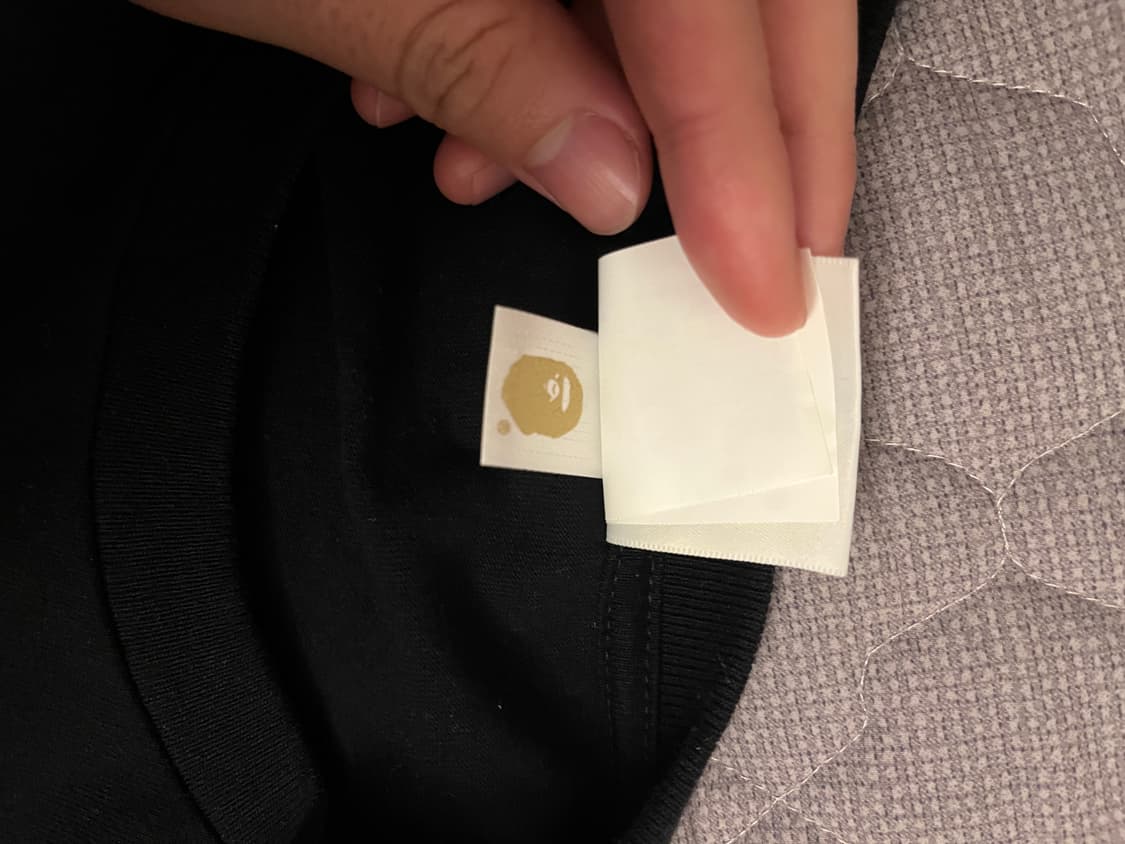 베이프 롱슬리브 XL 그립 스와니 콜라보 상품이미지5