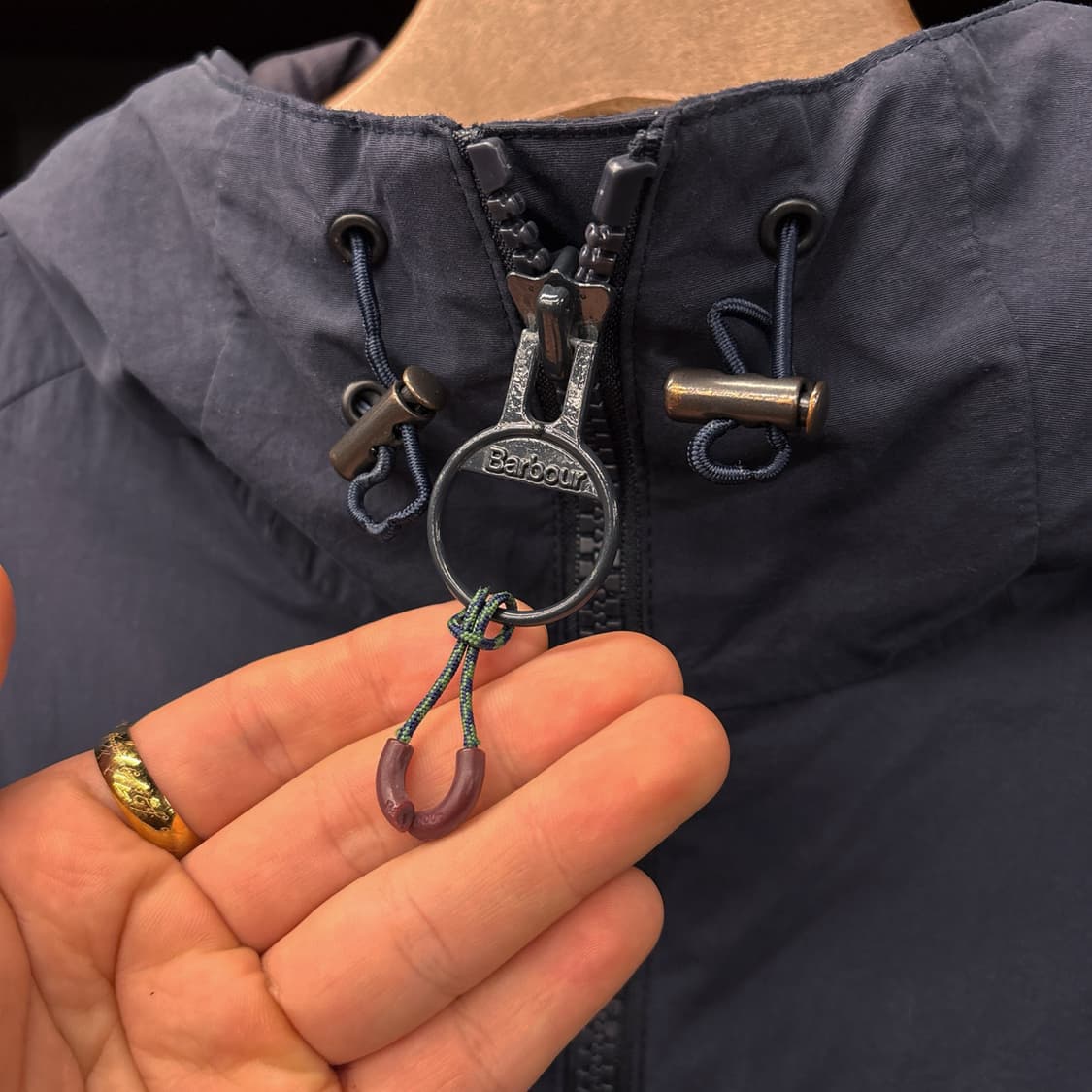 바버 웨더 컴포트라인 할렉 멀티포켓 나일론 후드파카 N967 상품이미지6