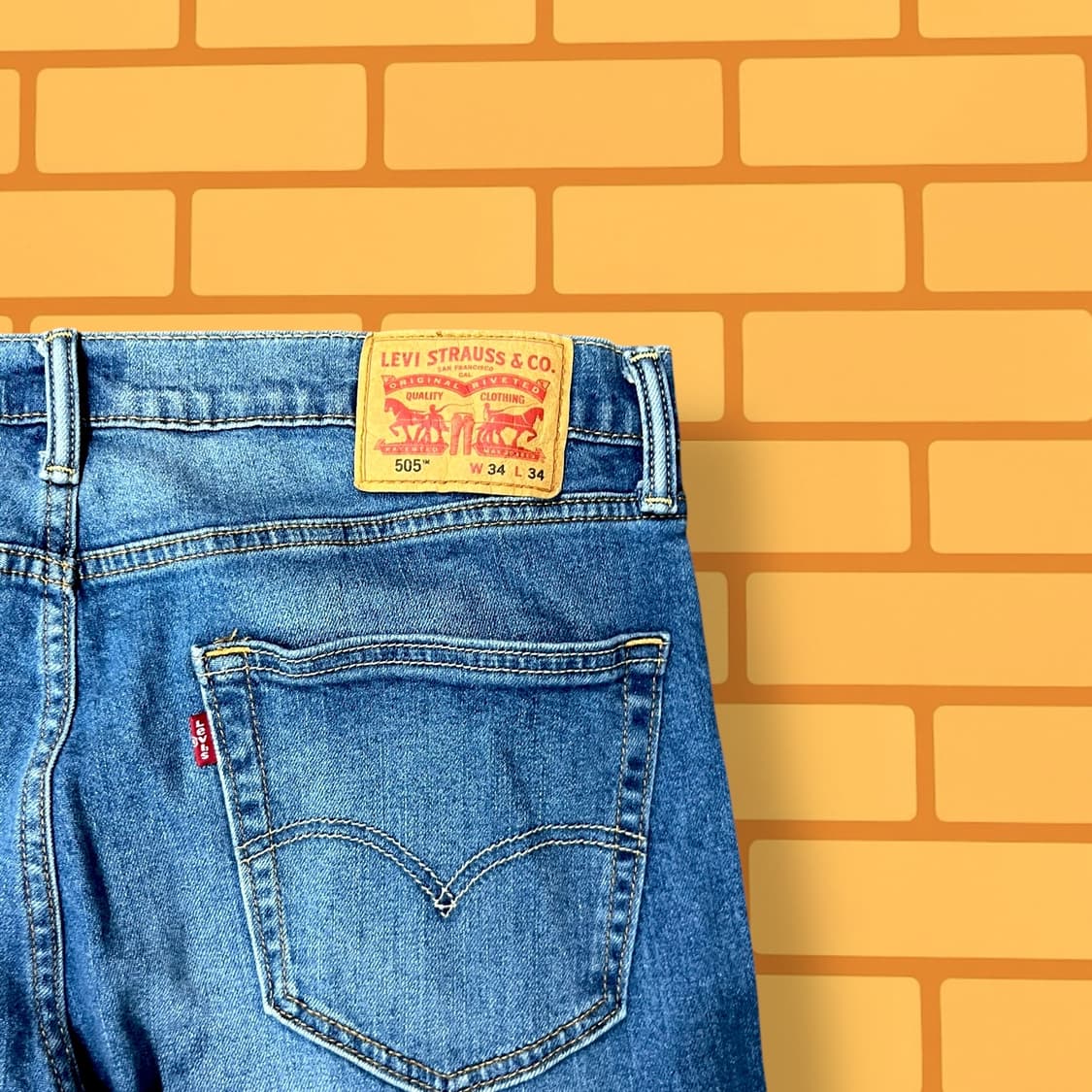 리바이스 505 데님 팬츠 (34) 상품이미지7