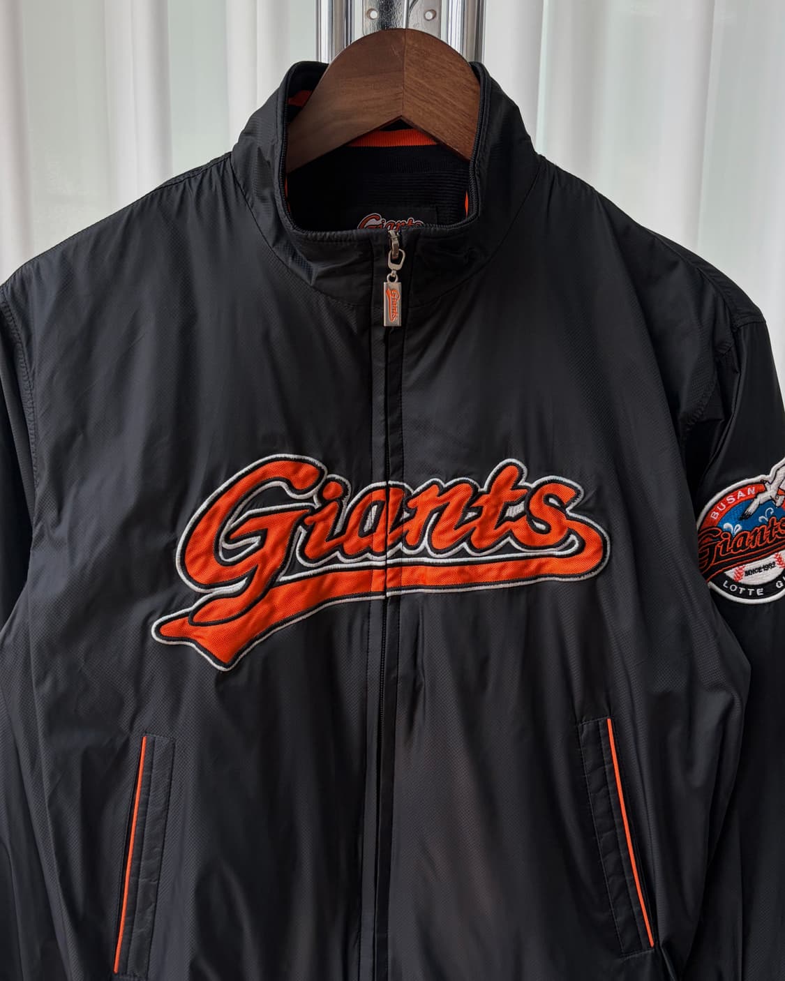 [S]롯데 자이언츠 춘추용 베이스볼 바람막이 자켓 상품이미지5