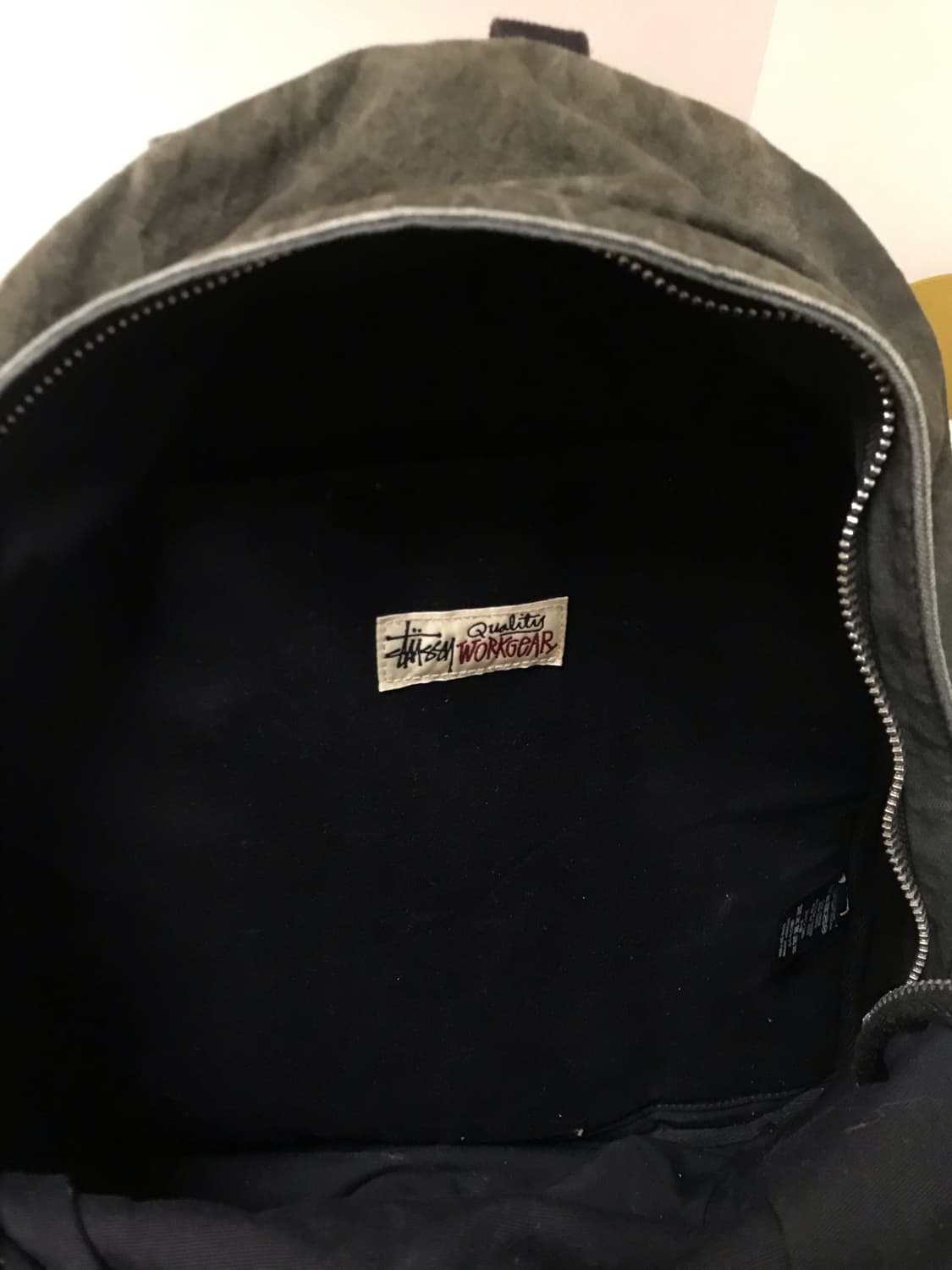 스투시 캔버스 백팩 워시드 블랙 상품이미지4