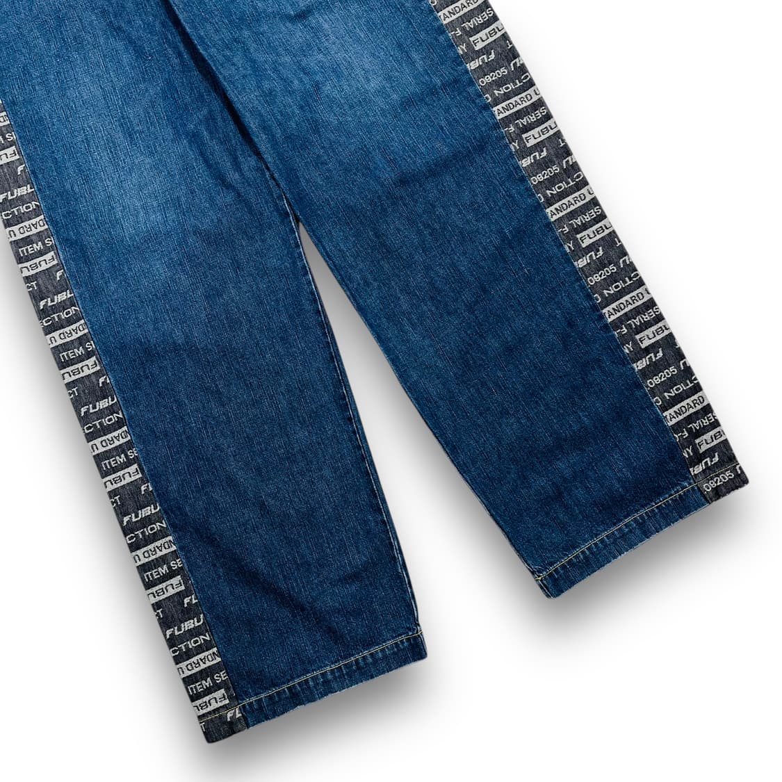 마자 플라바 x 푸부 올드스쿨 힙합 커스텀 데님 팬츠 상품이미지3
