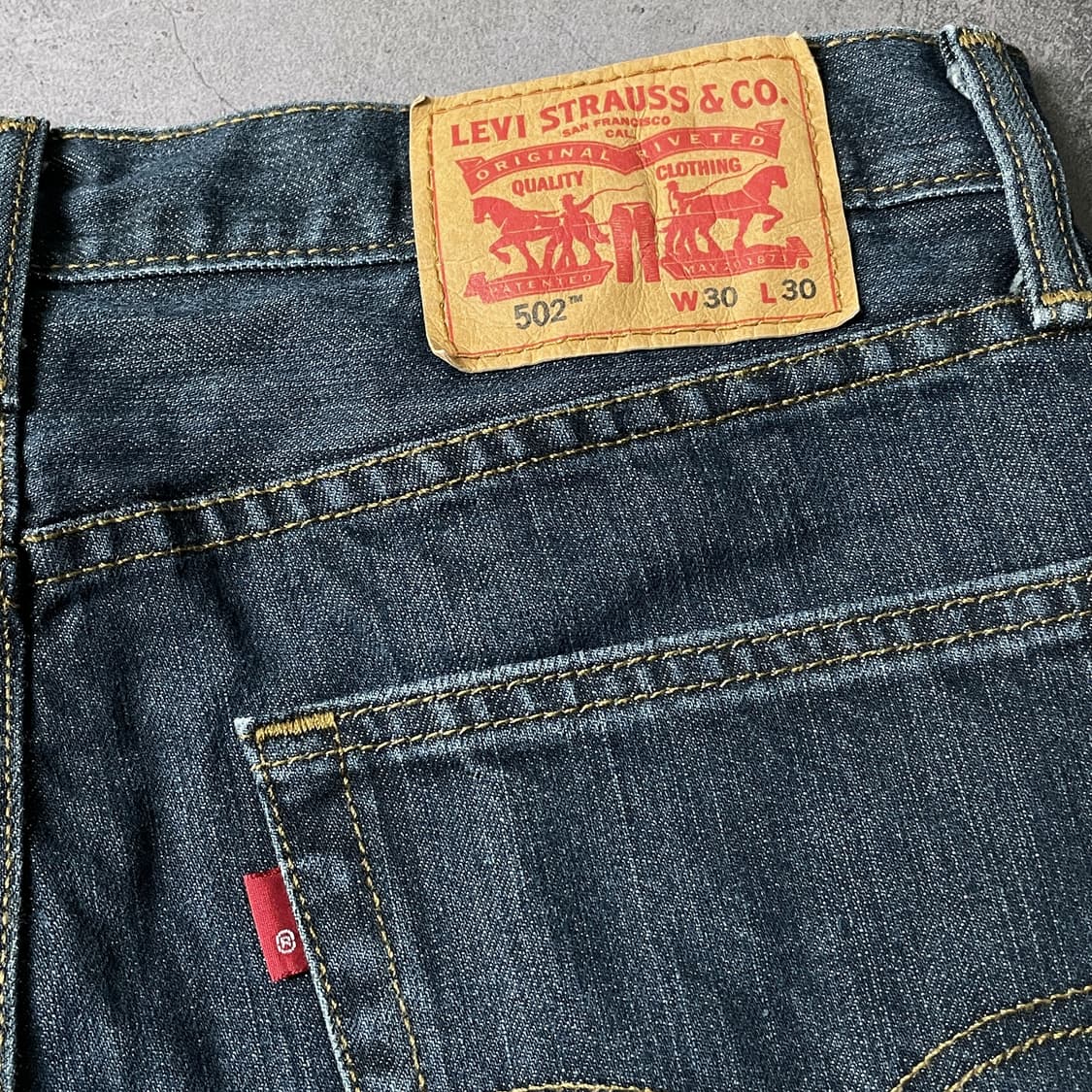 LEVI'S 리바이스502 레귤러 테이퍼드핏 데님 팬츠 A00615 상품이미지7