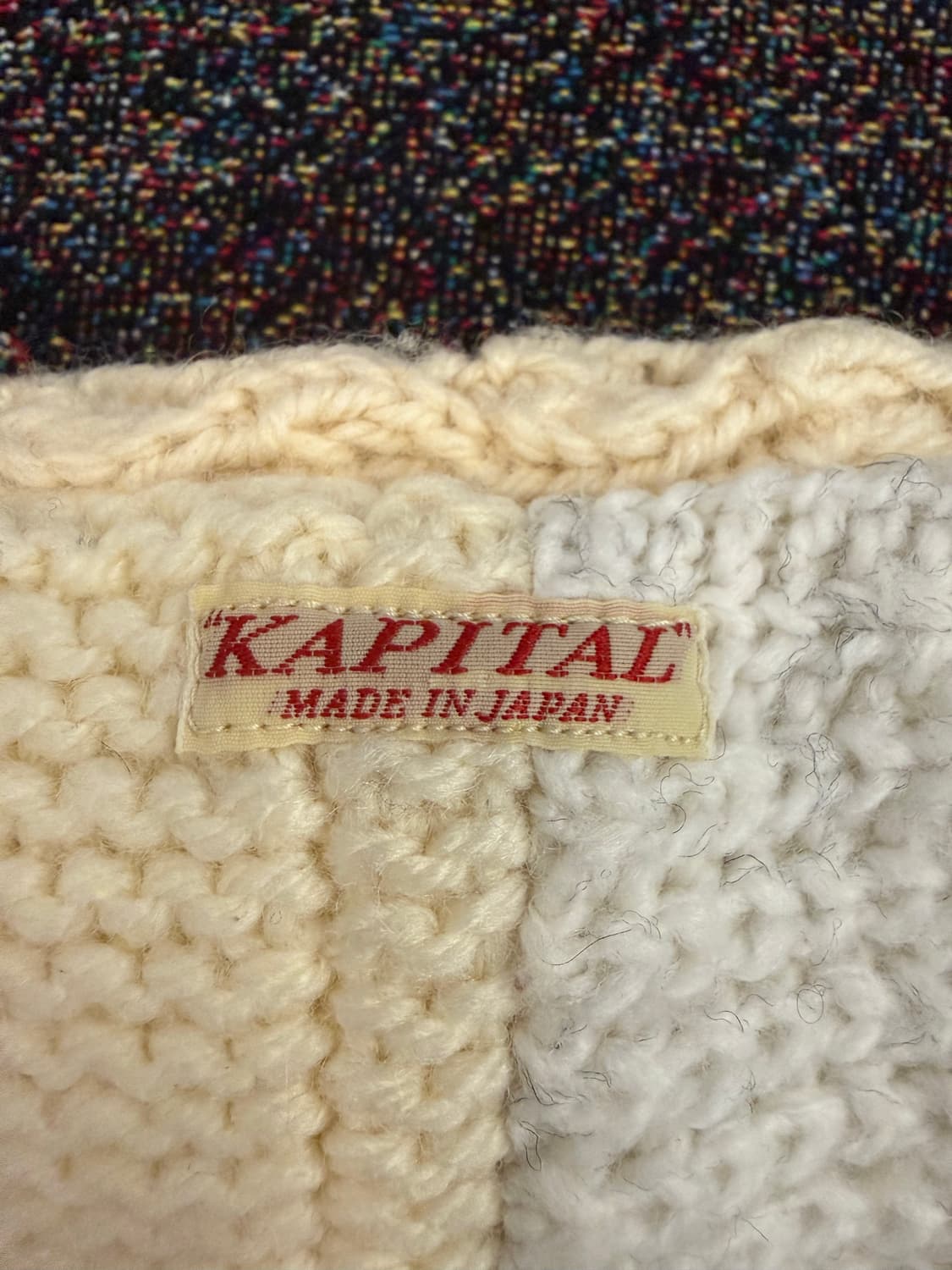 캐피탈 니트 머플러 상품이미지4