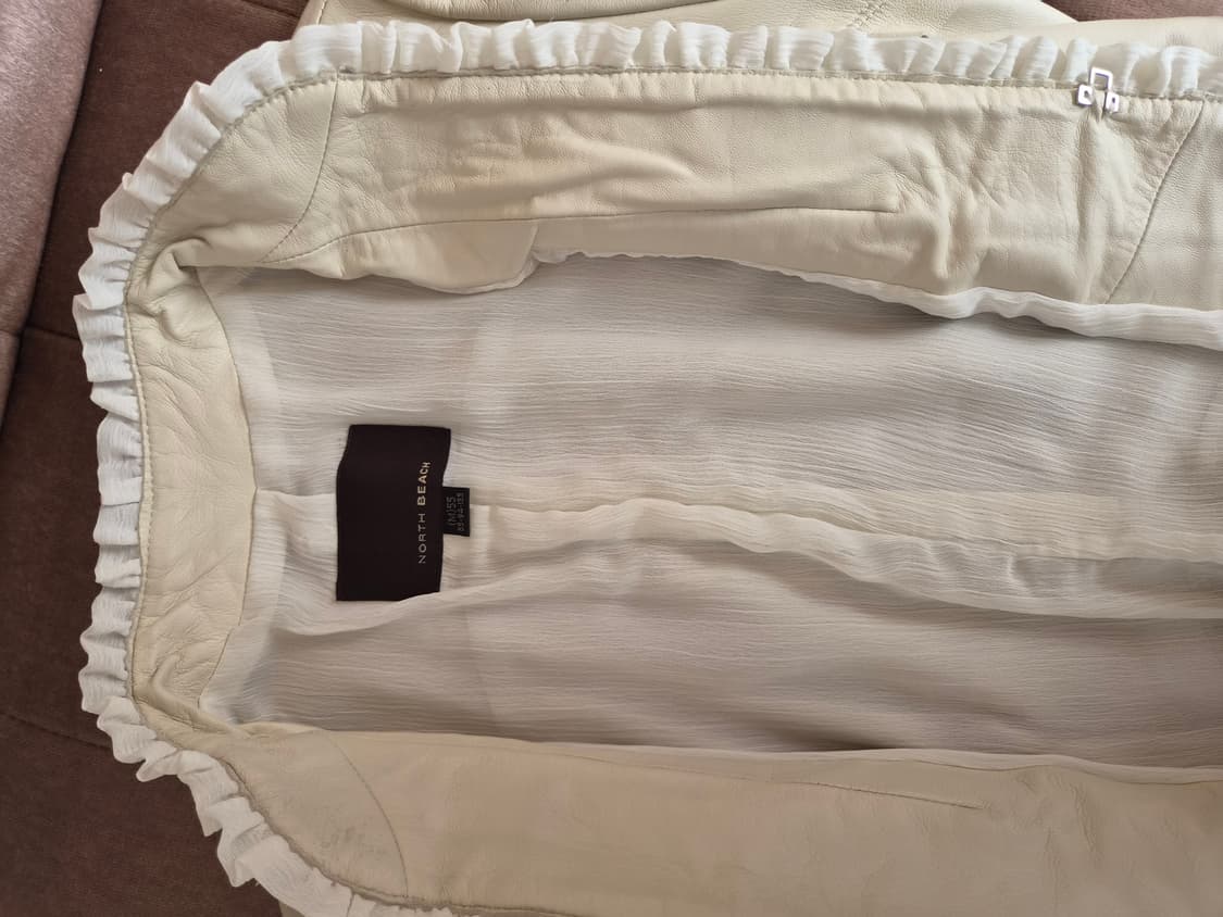 North Beach 여성 프릴양가죽자켓 M55사이즈 상품이미지8