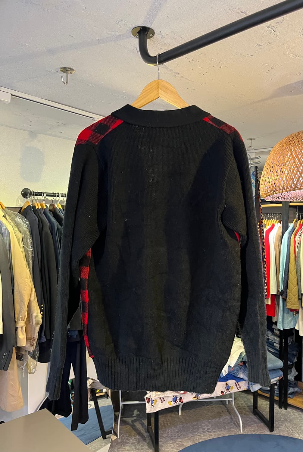 모니탤리 × 베미지 울렌 밀스 울 가디건(미국제) 상품이미지2