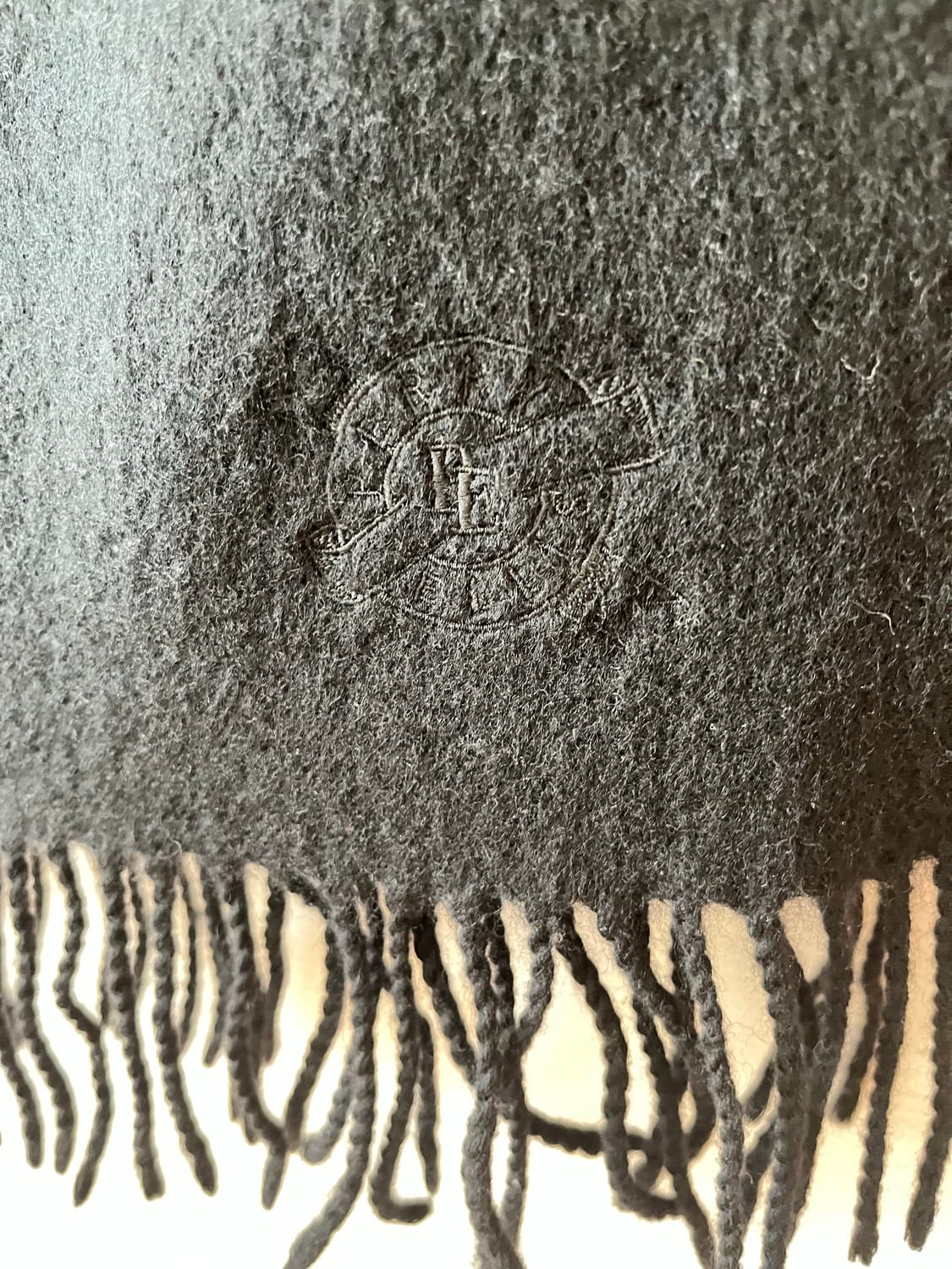 PERRY ELLIS 블랙 울 100% 머플러 목도리 상품이미지2