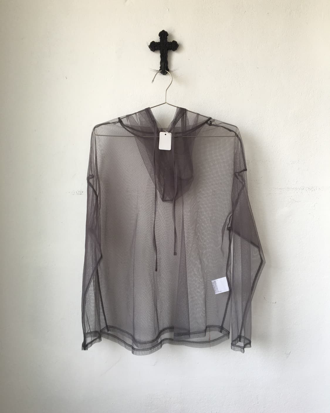 Gray mesh hood 상품이미지2
