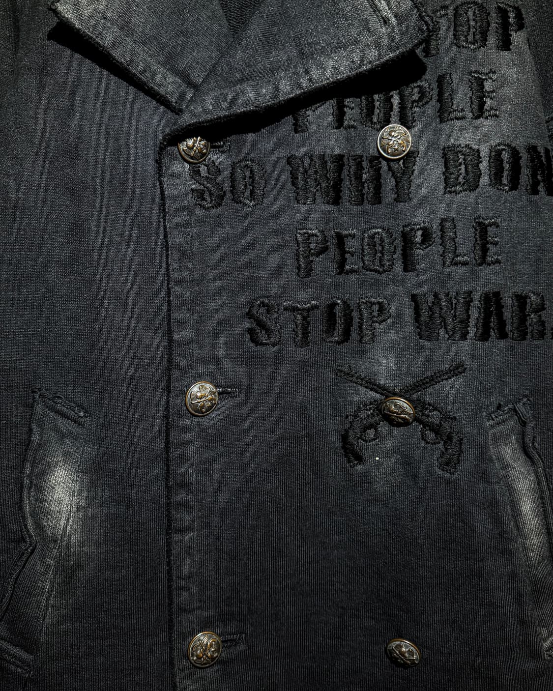 roar – “Stop People Stop War”Double Coat 상품이미지4