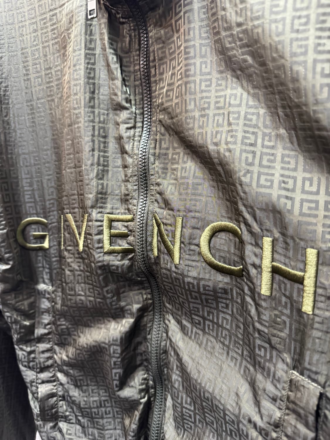 새상품급) 지방시 시그니처 4G 자카드 패턴 로고 윈드브레이커 L 상품이미지3