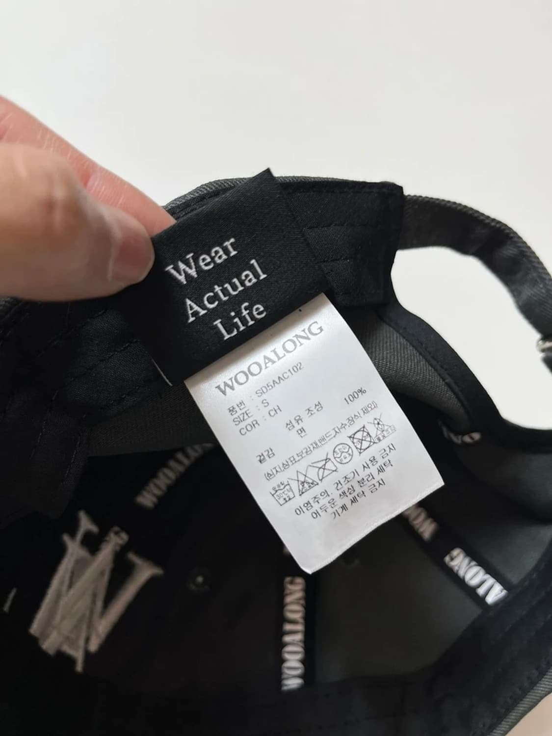 우알롱 25ss 로고 볼캡 Q1353 상품이미지6