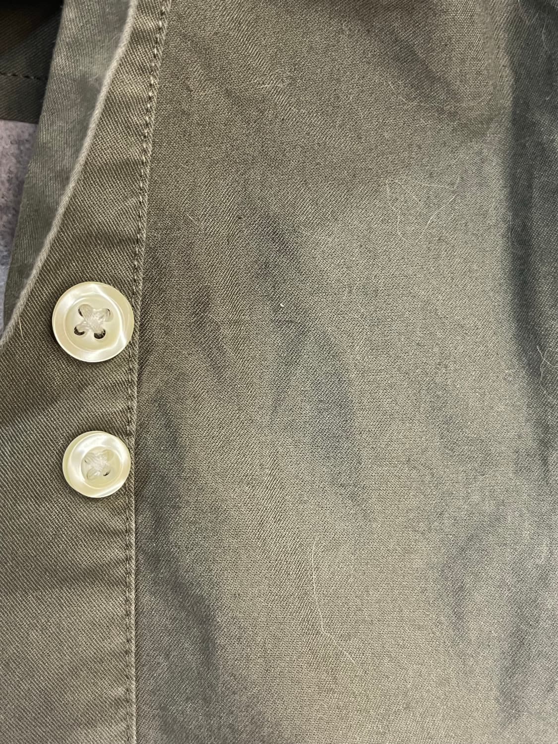 타미힐피거 포켓 셔츠 카키 M #csz2440 상품이미지4