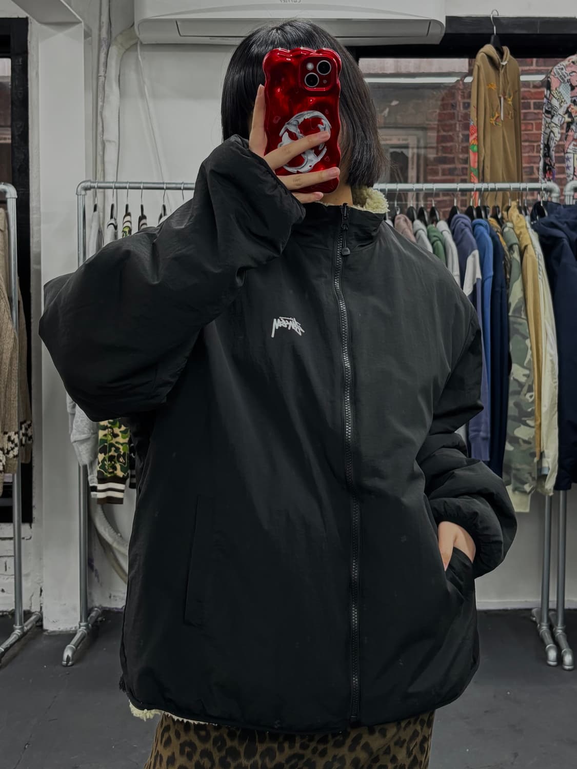 스투시 8볼 리버시블 플리스 자켓 상품이미지9