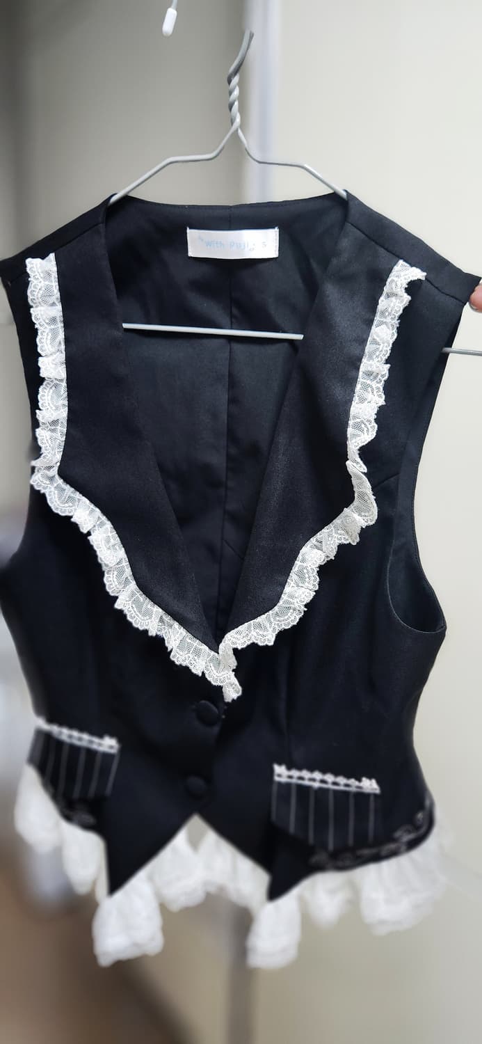 고스로리 고스펑크 베스트 조끼  상품이미지1