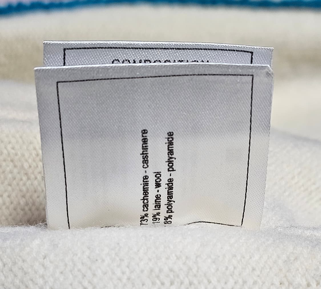 정품 여성 샤넬 캐시미어&울 가디건 38 상품이미지8