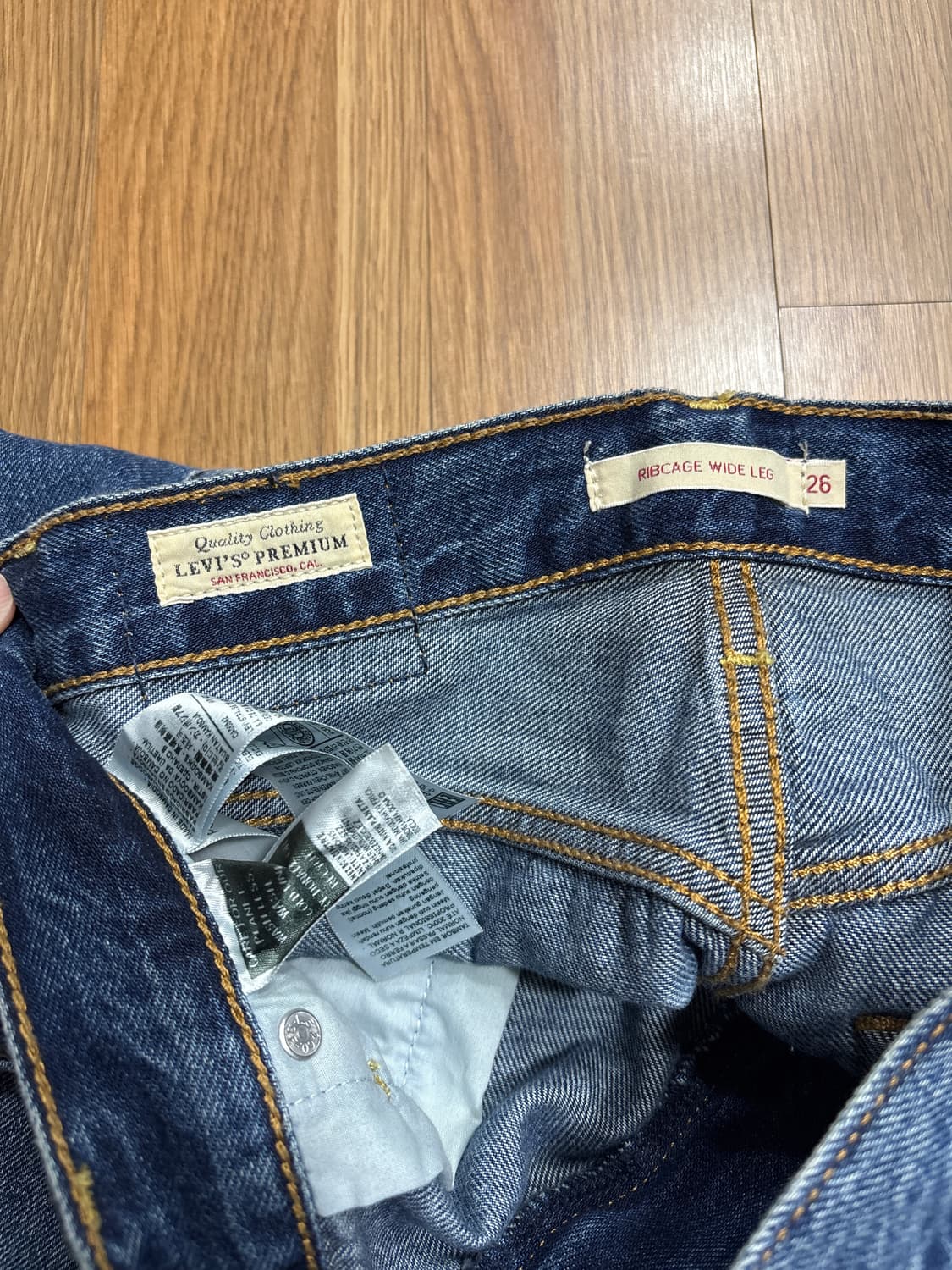 리바이스 립케이지 와이드 레그 26 사이즈 상품이미지2