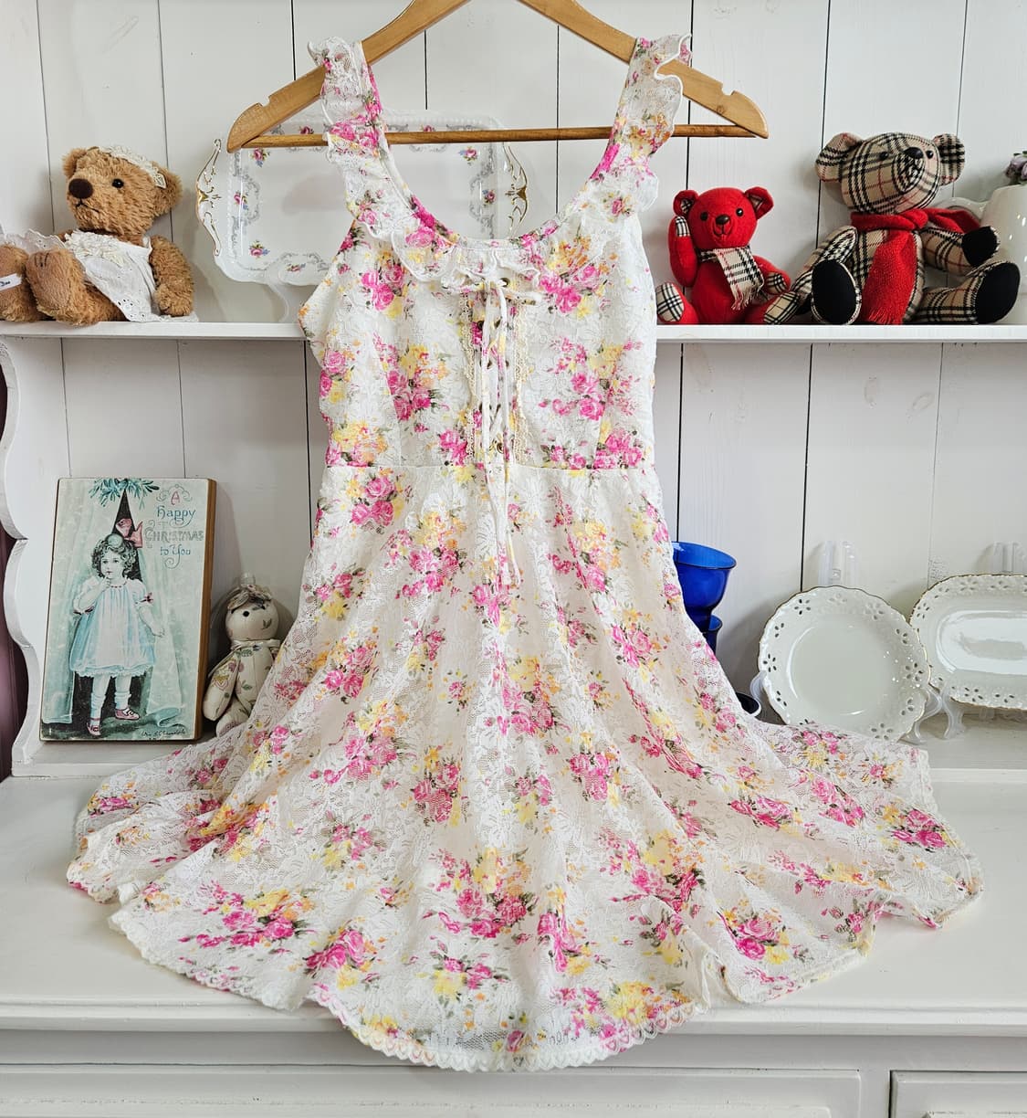 리즈리사 LIZ LISA 플라워 레이스 원피스 상품이미지1