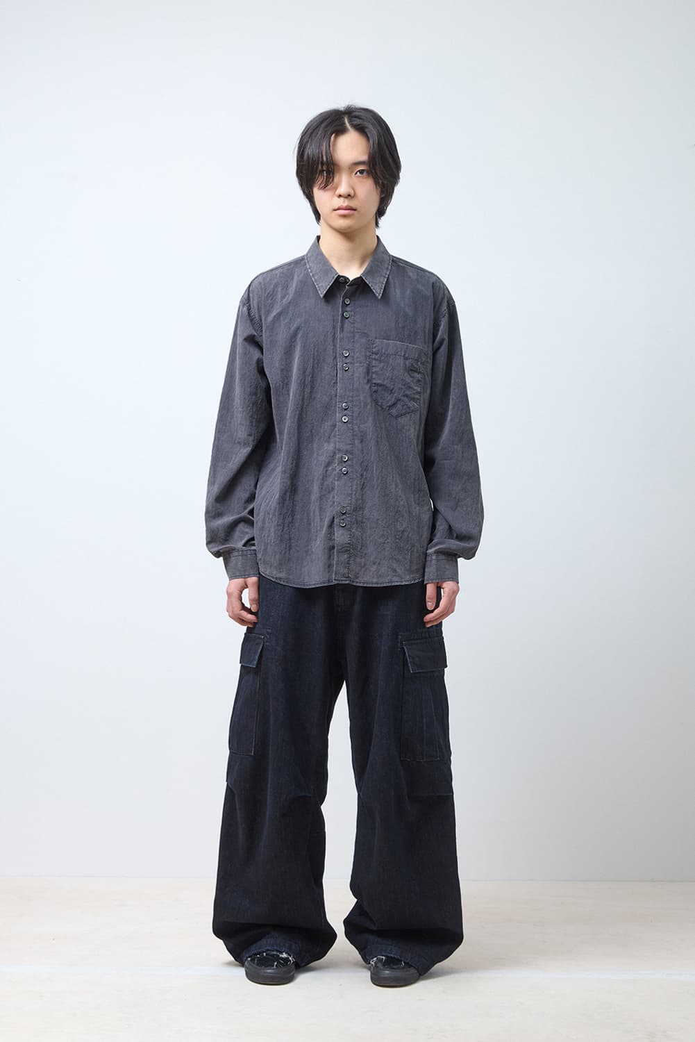 (3) 해칭룸 x 르세라핌 Denim Cargo Pants 상품이미지6