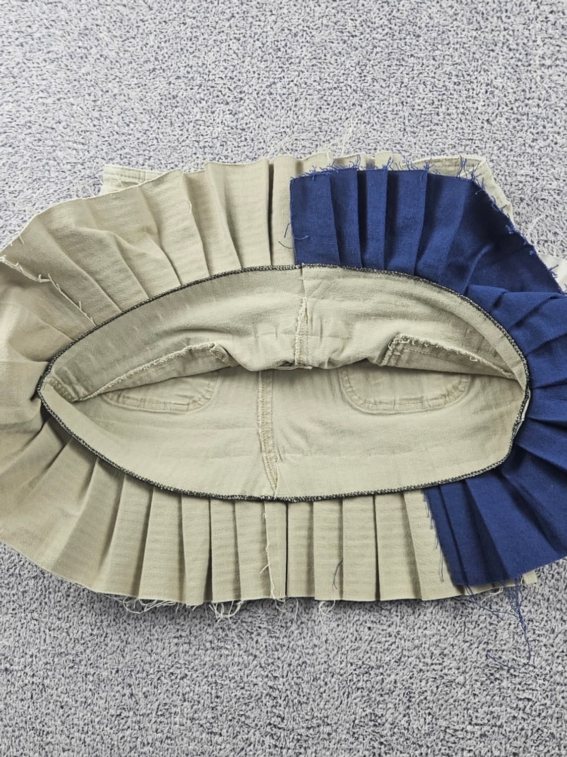 빈티지 리빌딩 리워크 커스텀 레이어 스커트 ( OS ) / 9029 상품이미지4