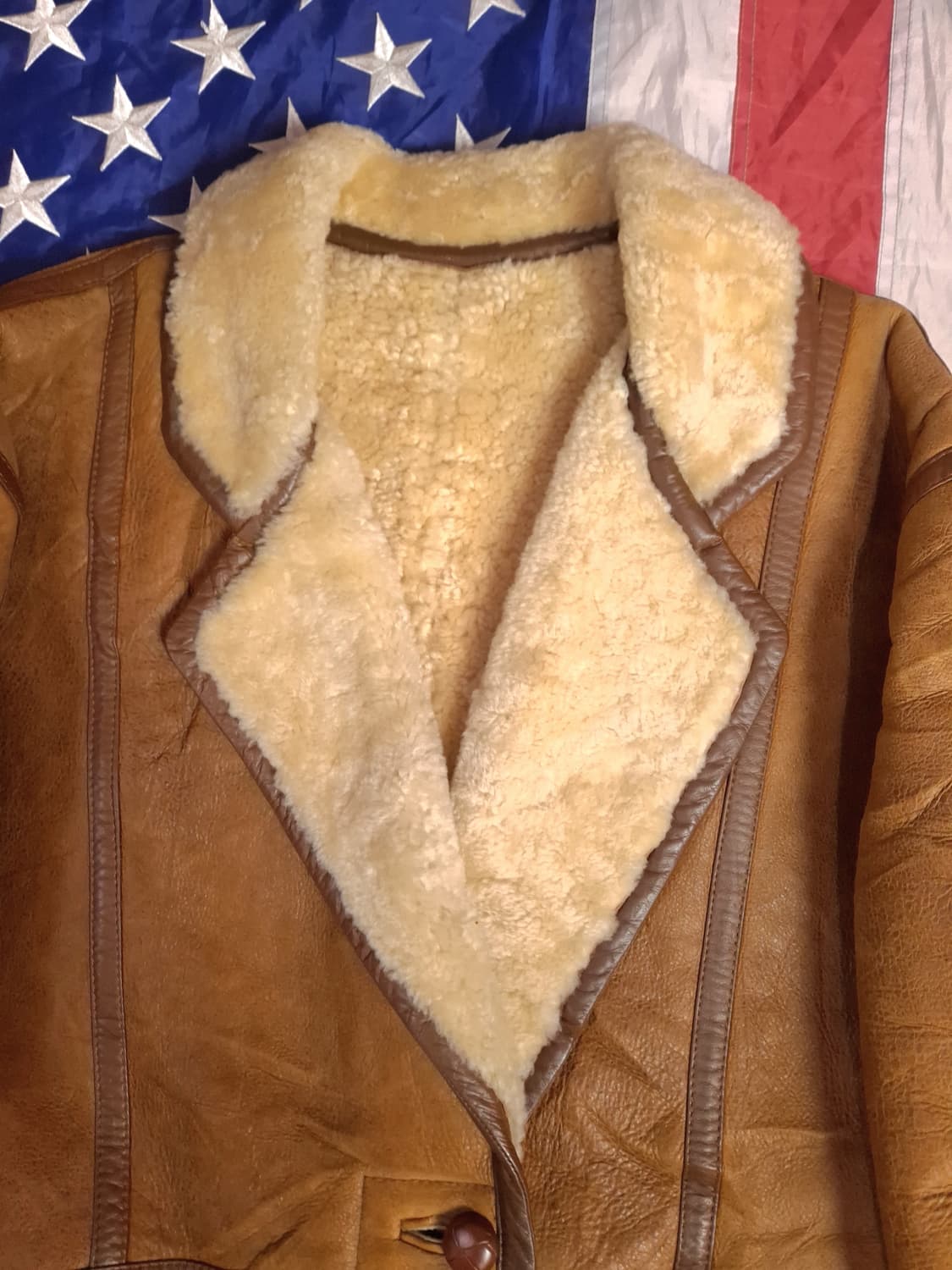 80' 국내산 진도모피 리얼레더 무통 시어링 무스탕 상품이미지3