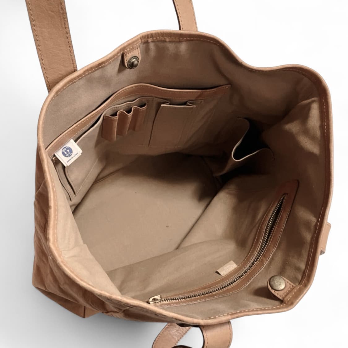 요시다 포터 소가죽 카멜 베이지 토트백 상품이미지9