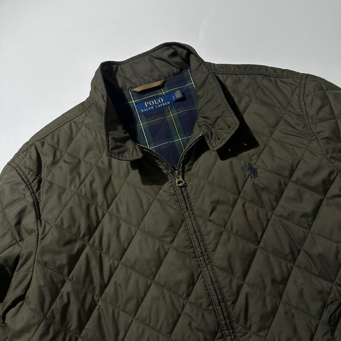 폴로 랄프로렌 바라쿠타 퀼팅 헤링턴 블루종 자켓 상품이미지4