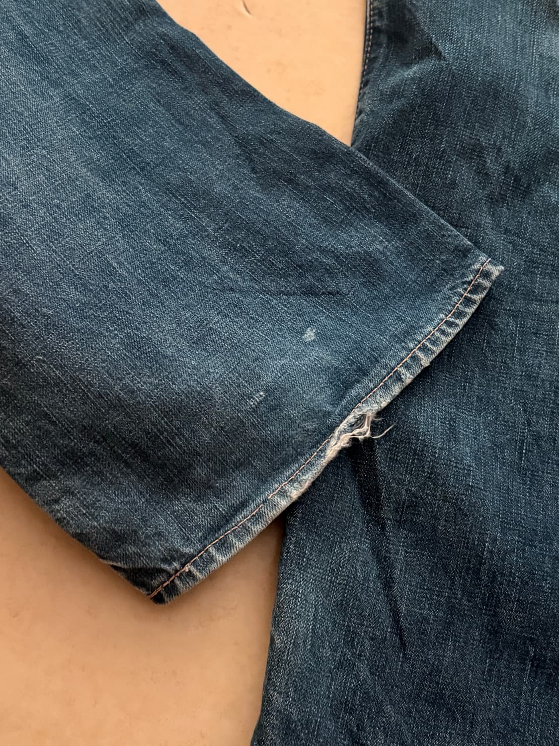 니트레이드 Nitraid 셀비지 빈티지 데님 팬츠 XL 상품이미지4