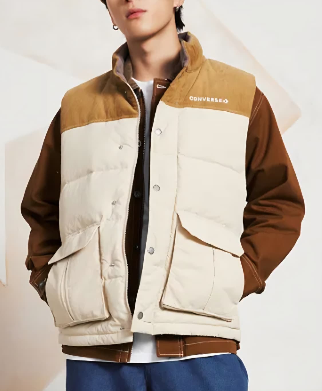 컨버스 다운 베스트 L 새상품 상품이미지5