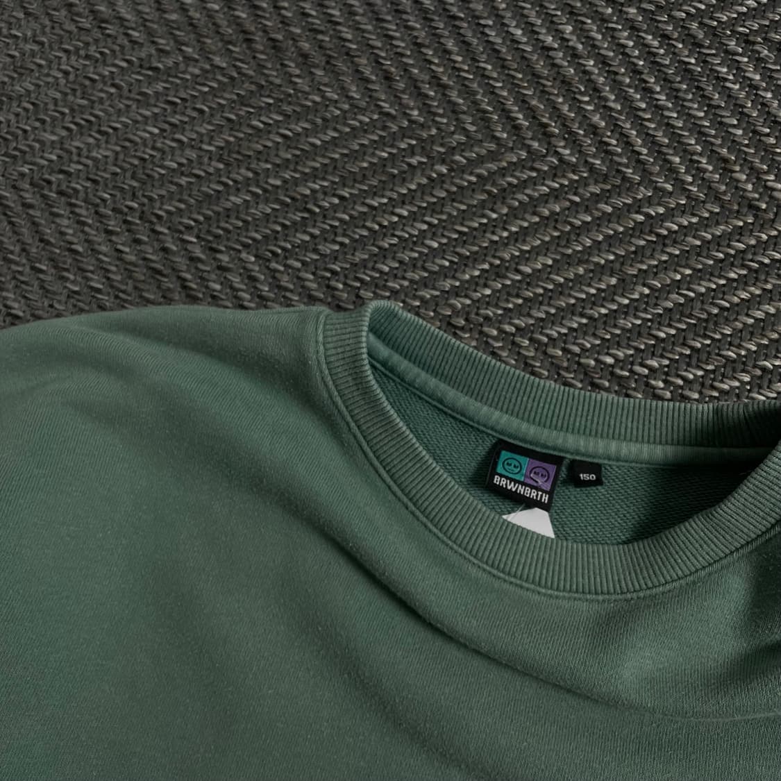 브라운 브레스 빅로고 크롭 맨투맨 o 4296 상품이미지5