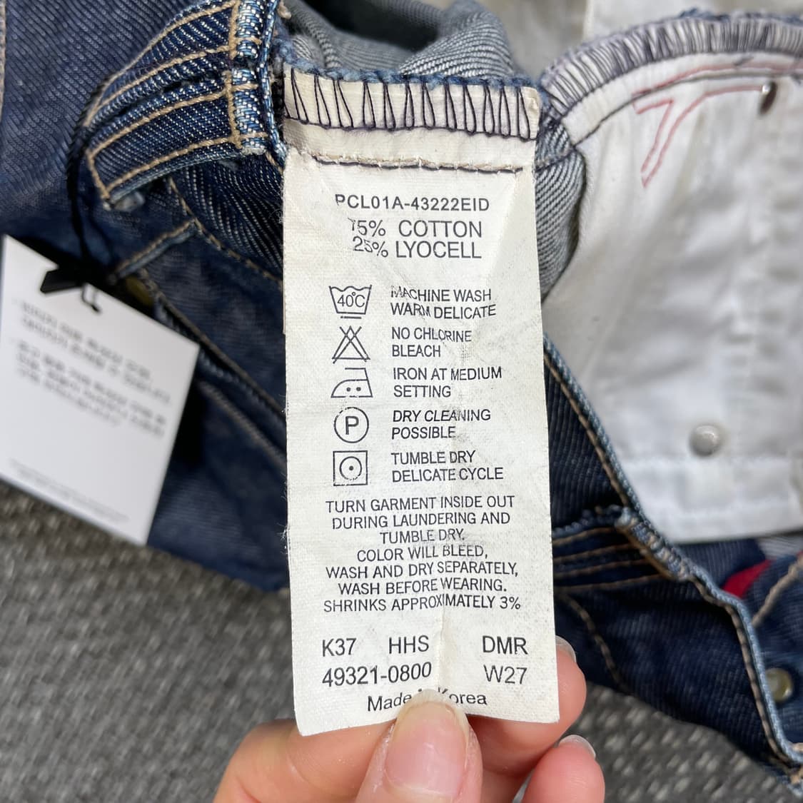 (27) 리바이스 엔지니어드 생지 데님 미니 스커트 상품이미지5