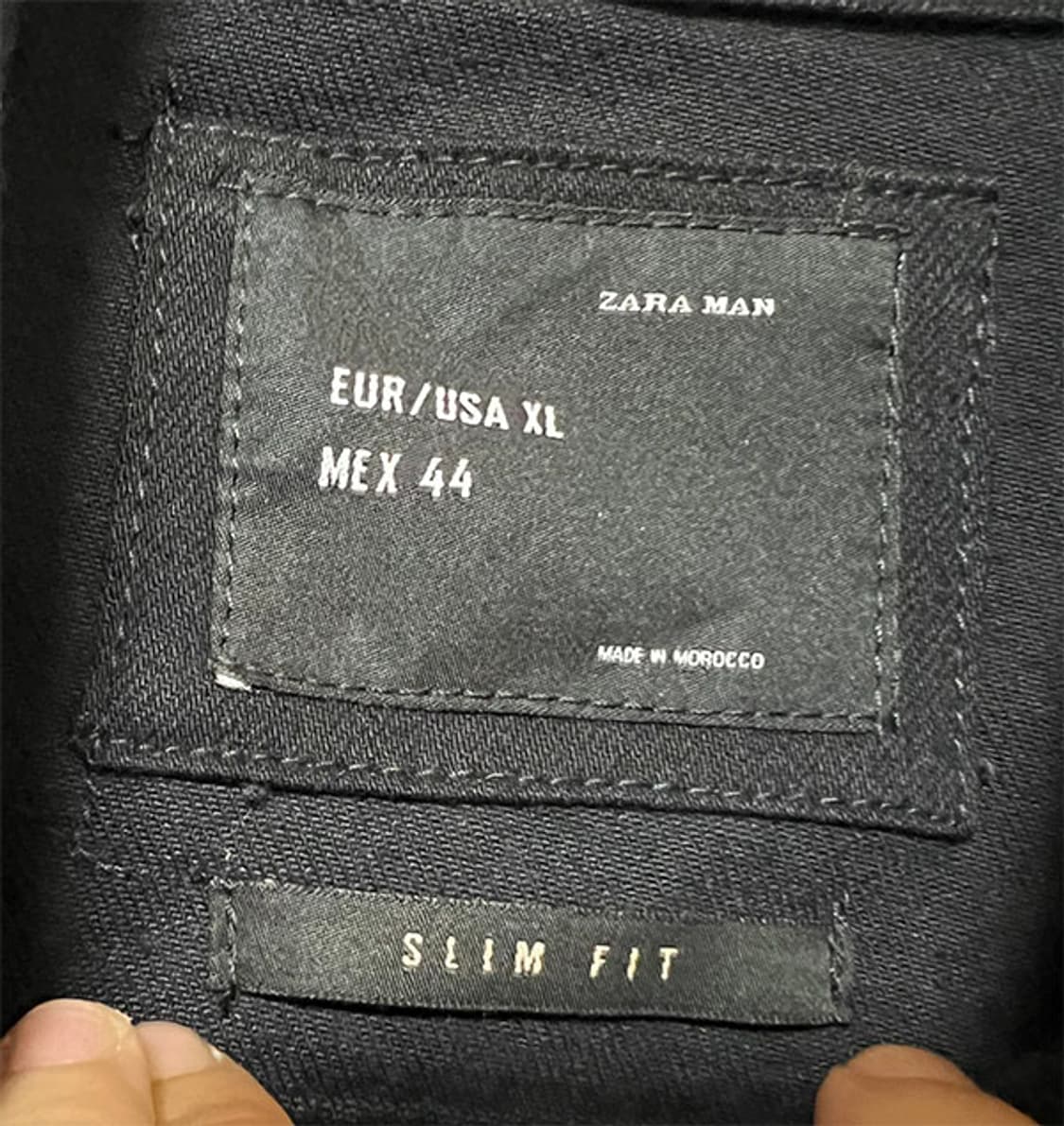 ZARA 자라 남자 블랙 청자켓 트러커 춘추 95-100 상품이미지3