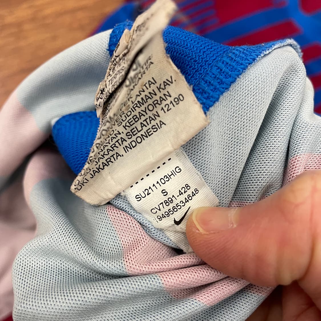 나이키 바르셀로나 21/22 유니폼 상품이미지4