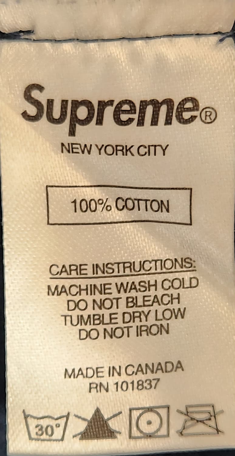슈프림 S로고 기모 후드티 S (95-100) 20SS 상품이미지6