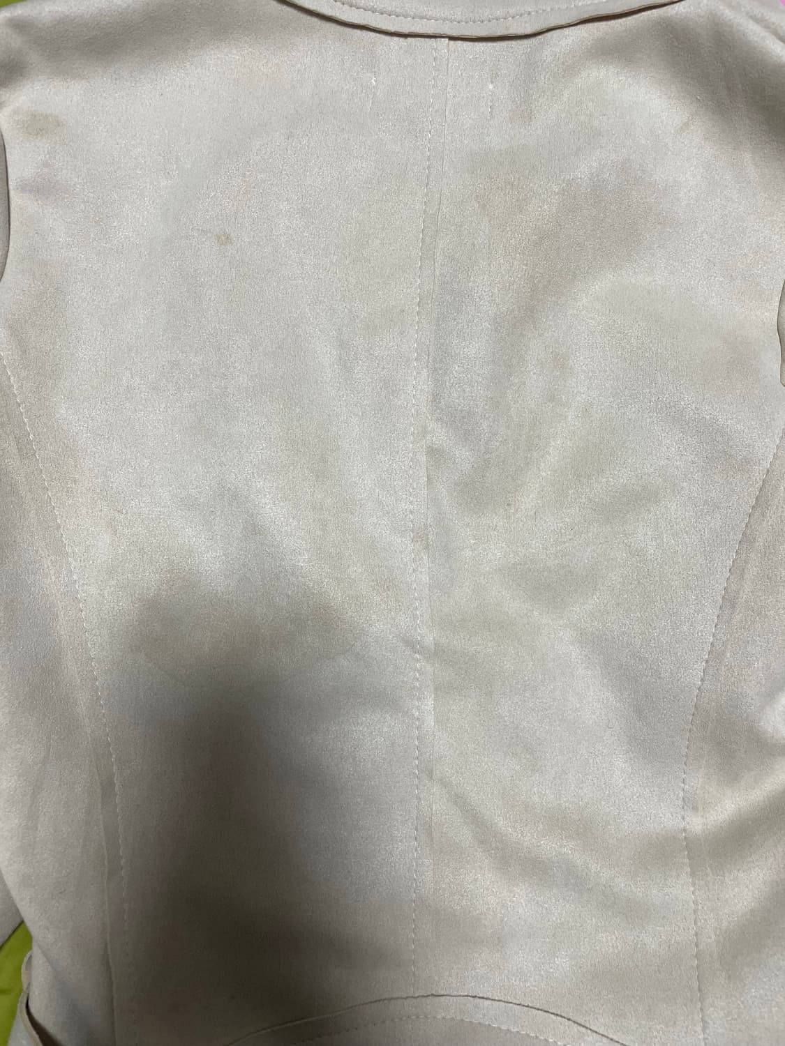 00s 핀터레스트맛 아이보리 비대칭 사선지퍼 벨티드라이더자켓 오네갸루 상품이미지6